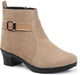 Planet Walk 1922 Cream Boots - Back