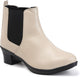 Planet Walk 1927 Cream Boots - Back