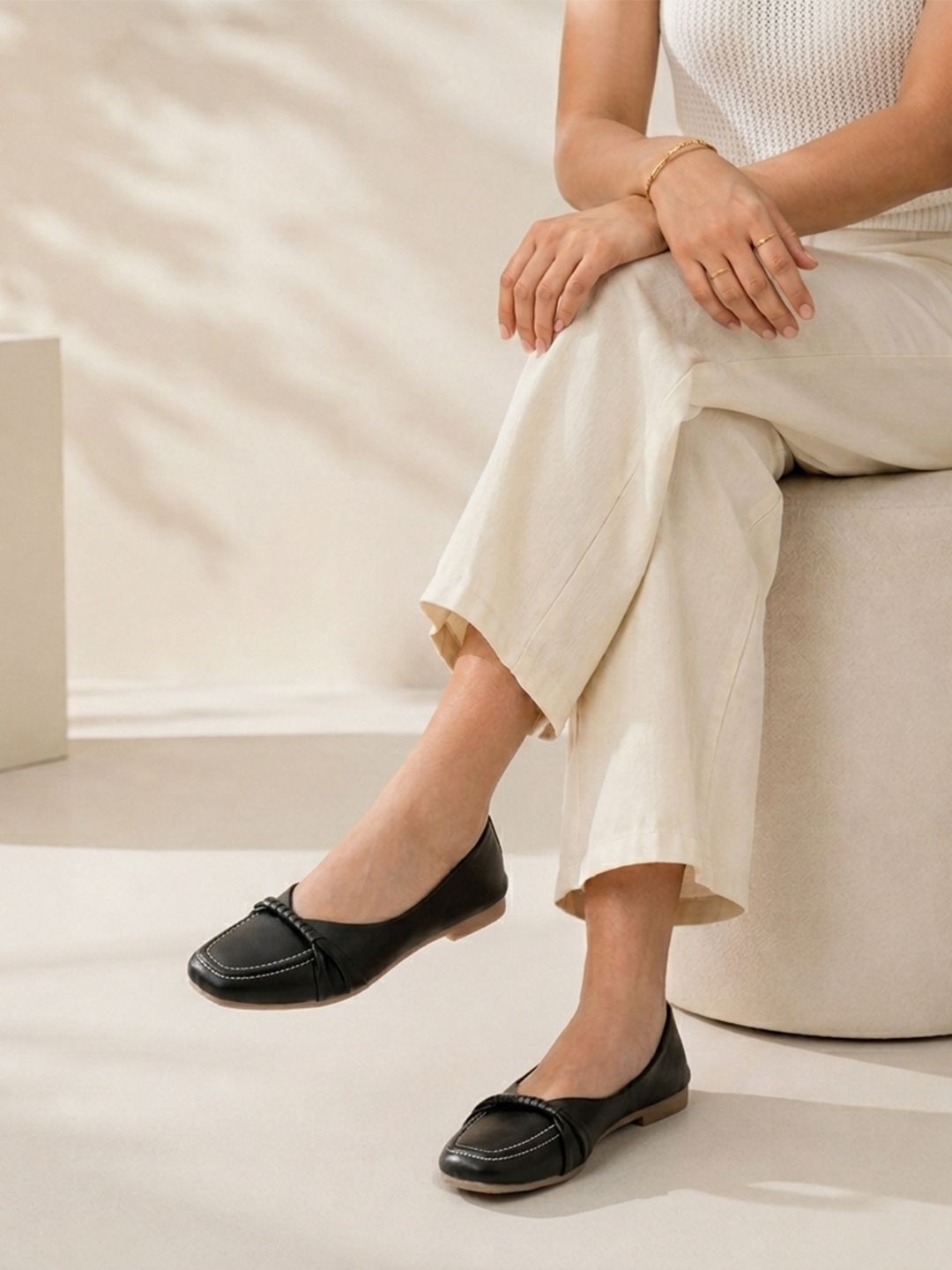 Planet Walk DAISY 2078 Black Flats - Side