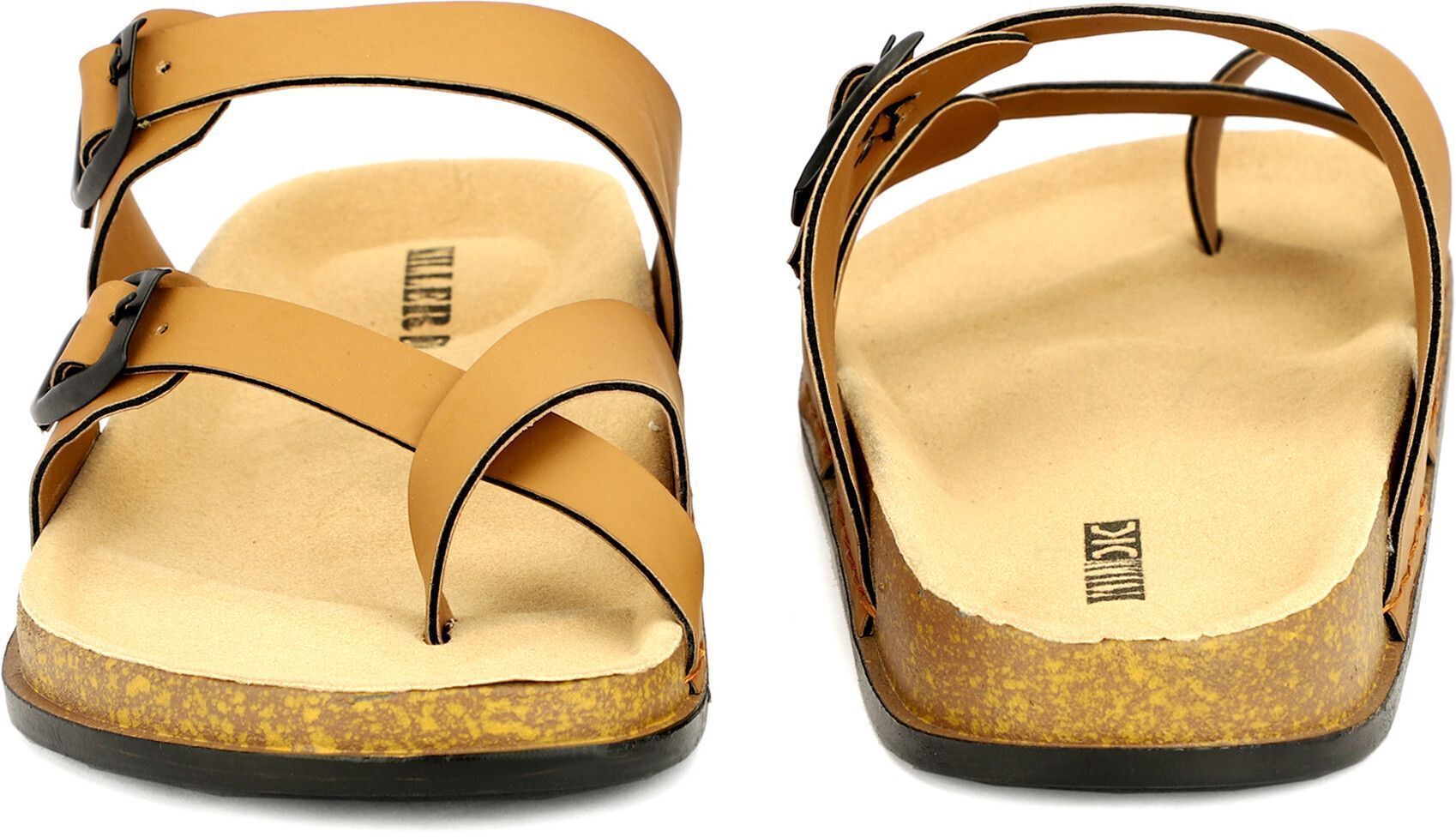 Planet Walk DIAGONAL Tan Sandals - Extra