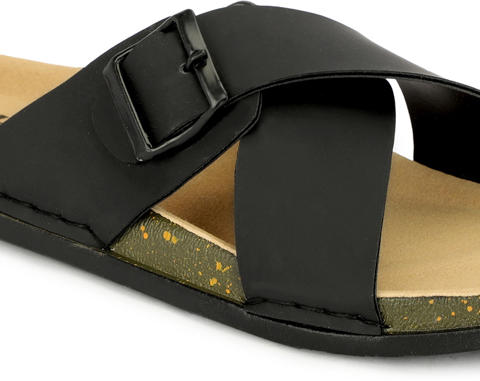 Planet Walk CROSS Black Sandals - Lifestyle