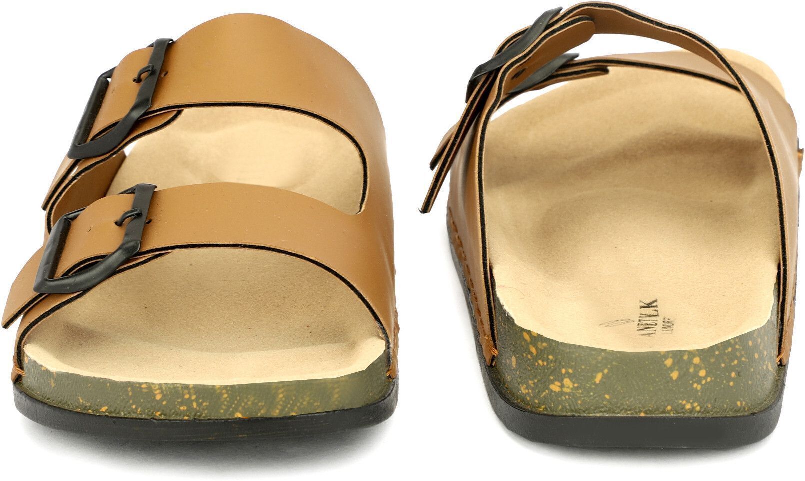 Planet Walk DBUCKLE Tan Sandals - Detail