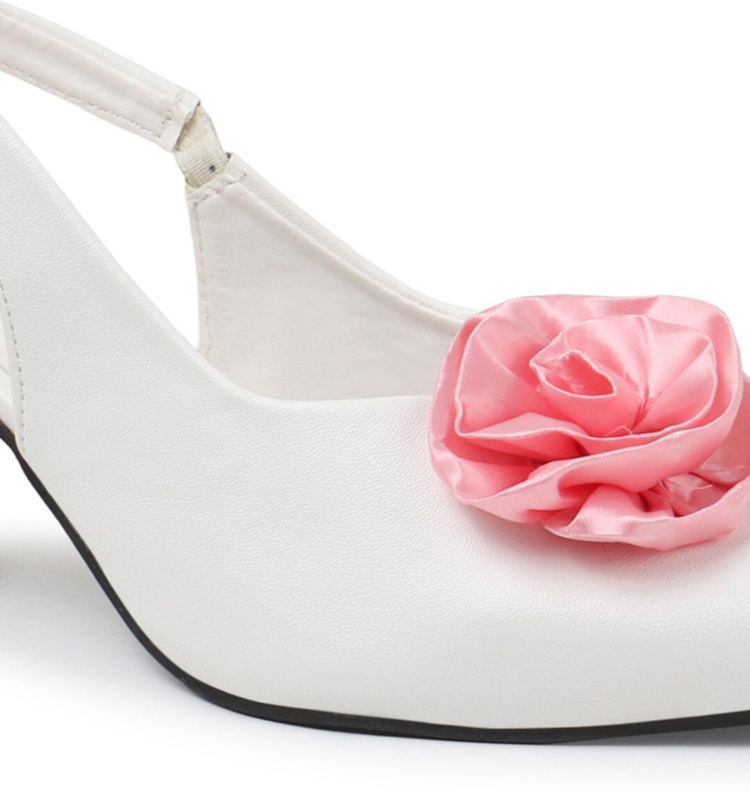Planet Walk B50 White Heels - Detail