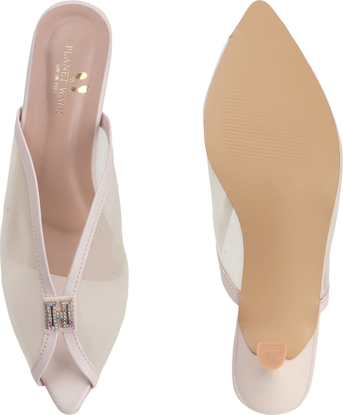 Planet Walk B65 Cream Heels - Extra