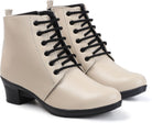 Planet Walk 1898 Cream Boots - Detail