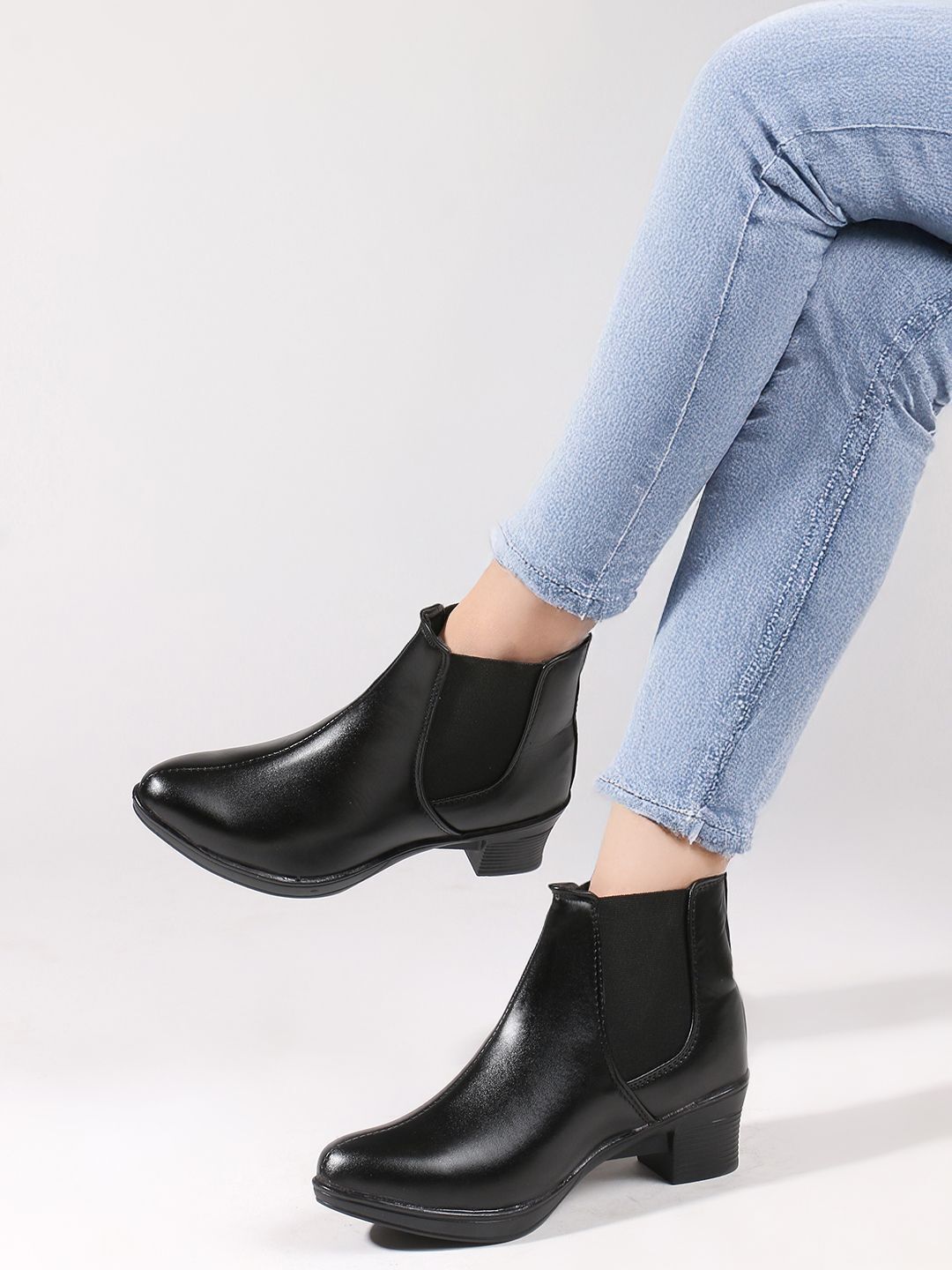 Planet Walk 1927 Black Boots - Side