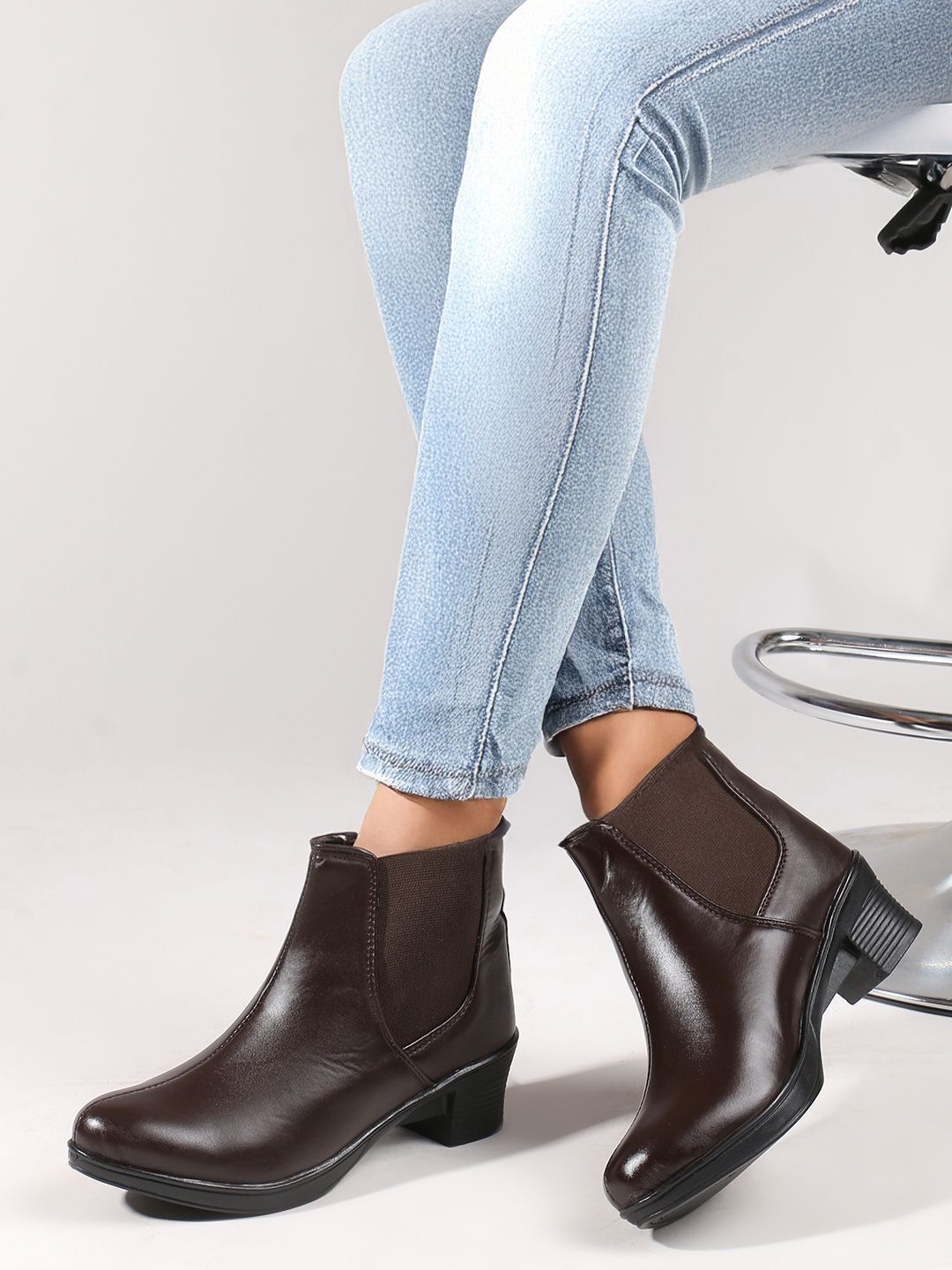 Planet Walk 1927 Brown Boots - Side