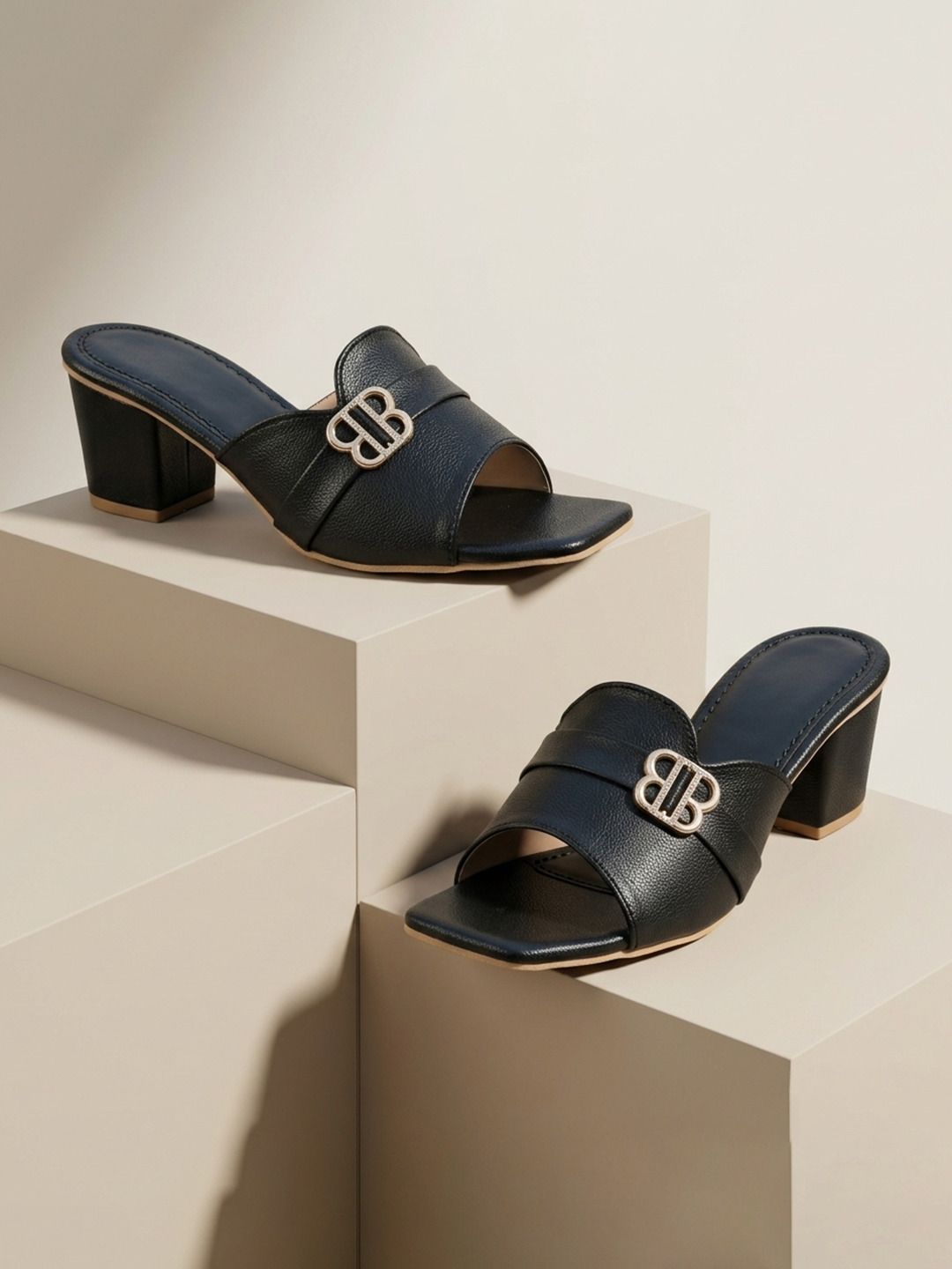 Planet Walk LILY 2154 Black Heels - Main