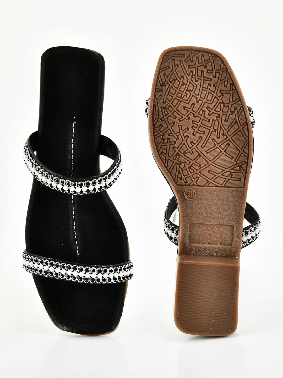 Planet Walk PEARL 2168 Black Flats - Extra