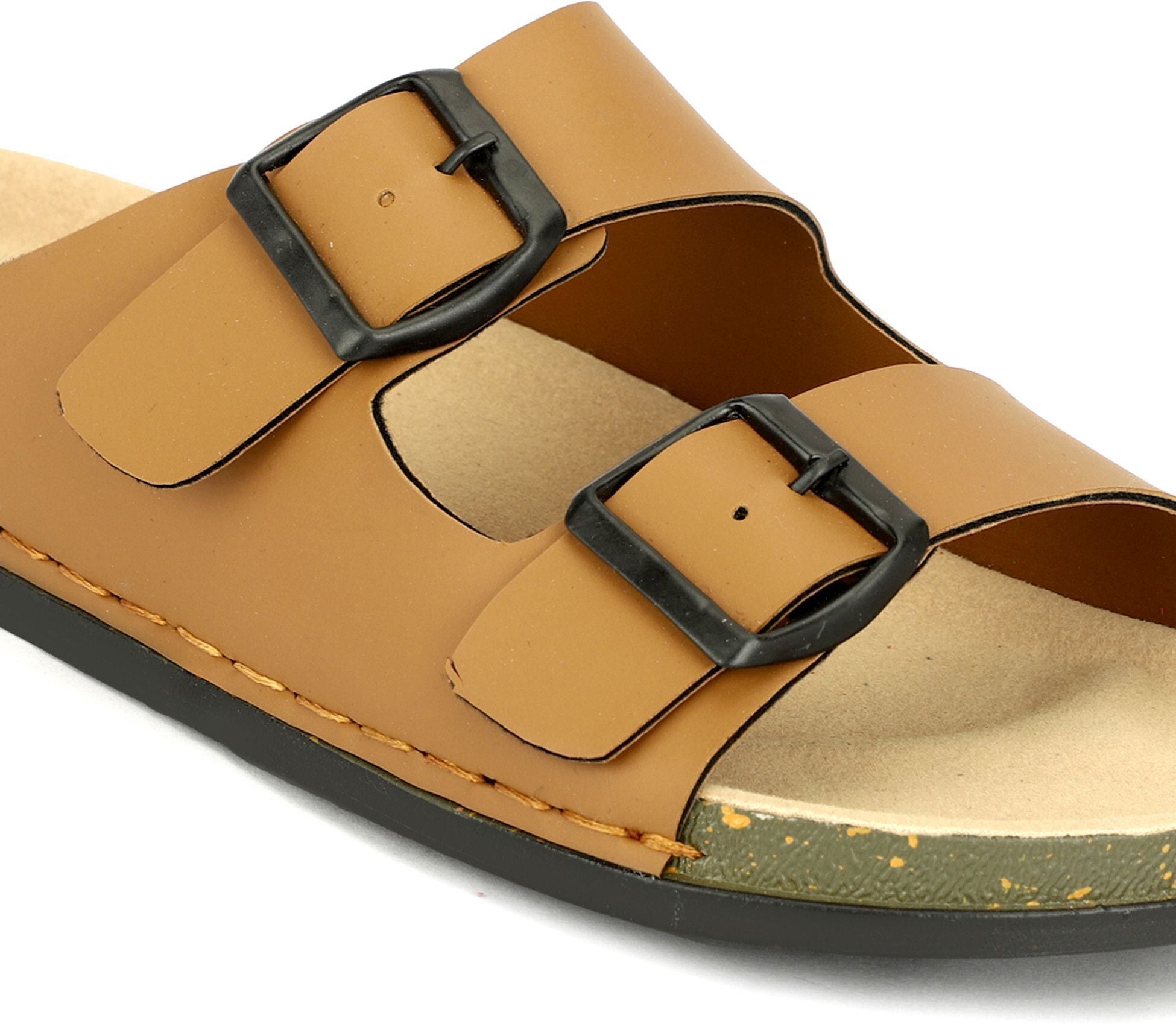 Planet Walk DBUCKLE Tan Sandals - Lifestyle