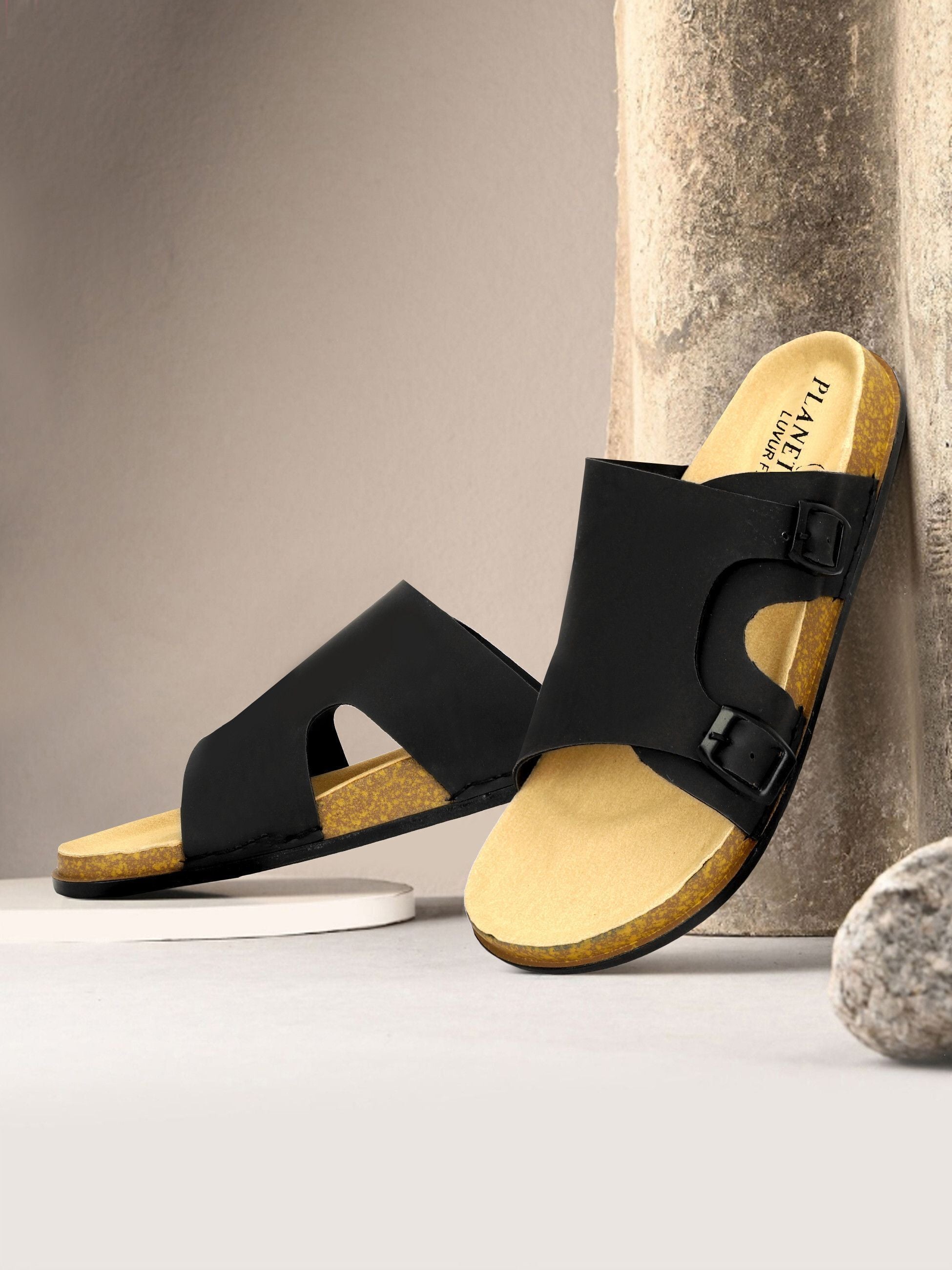 Planet Walk FCOVER Black Sandals - Main