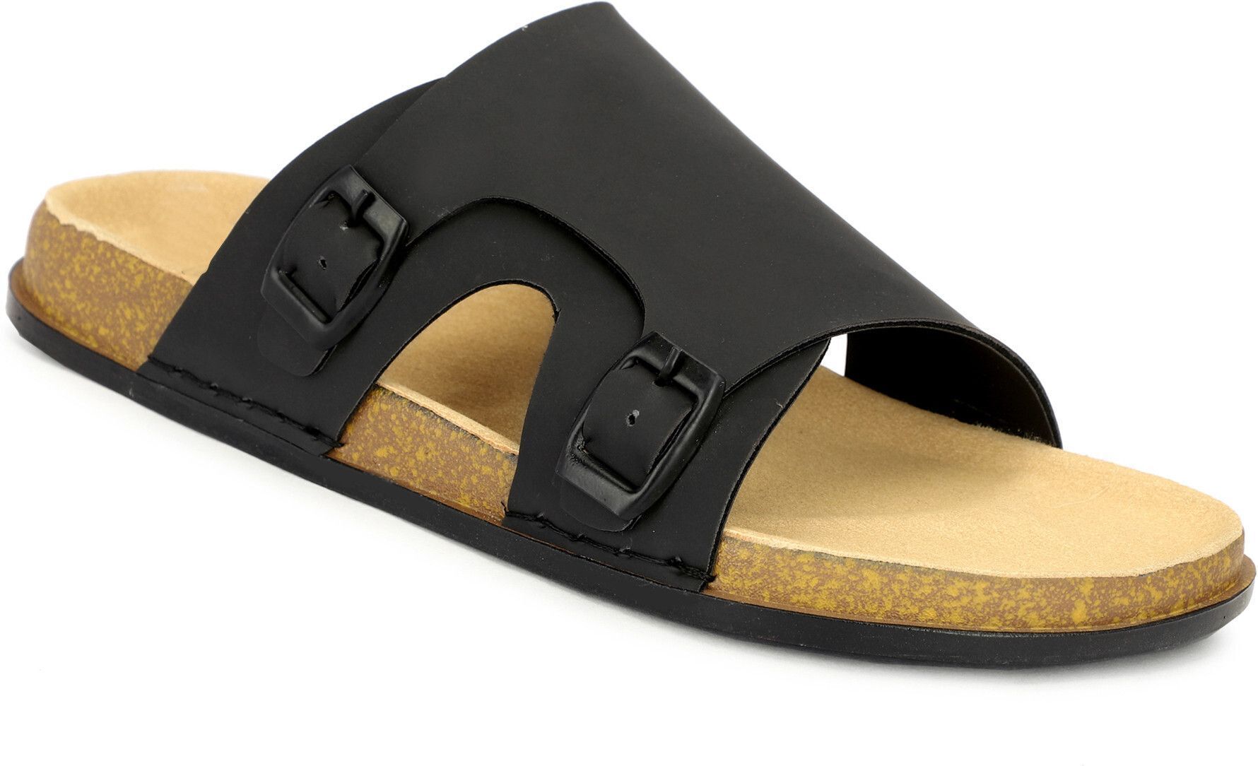 Planet Walk FCOVER Black Sandals - Side