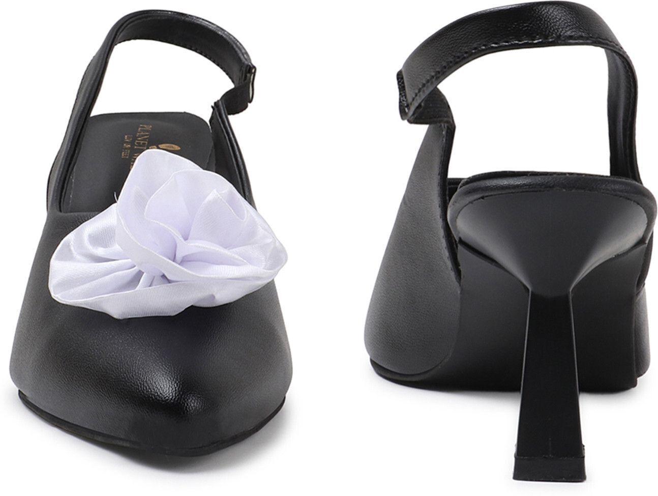 Planet Walk B50 Black Heels - Extra