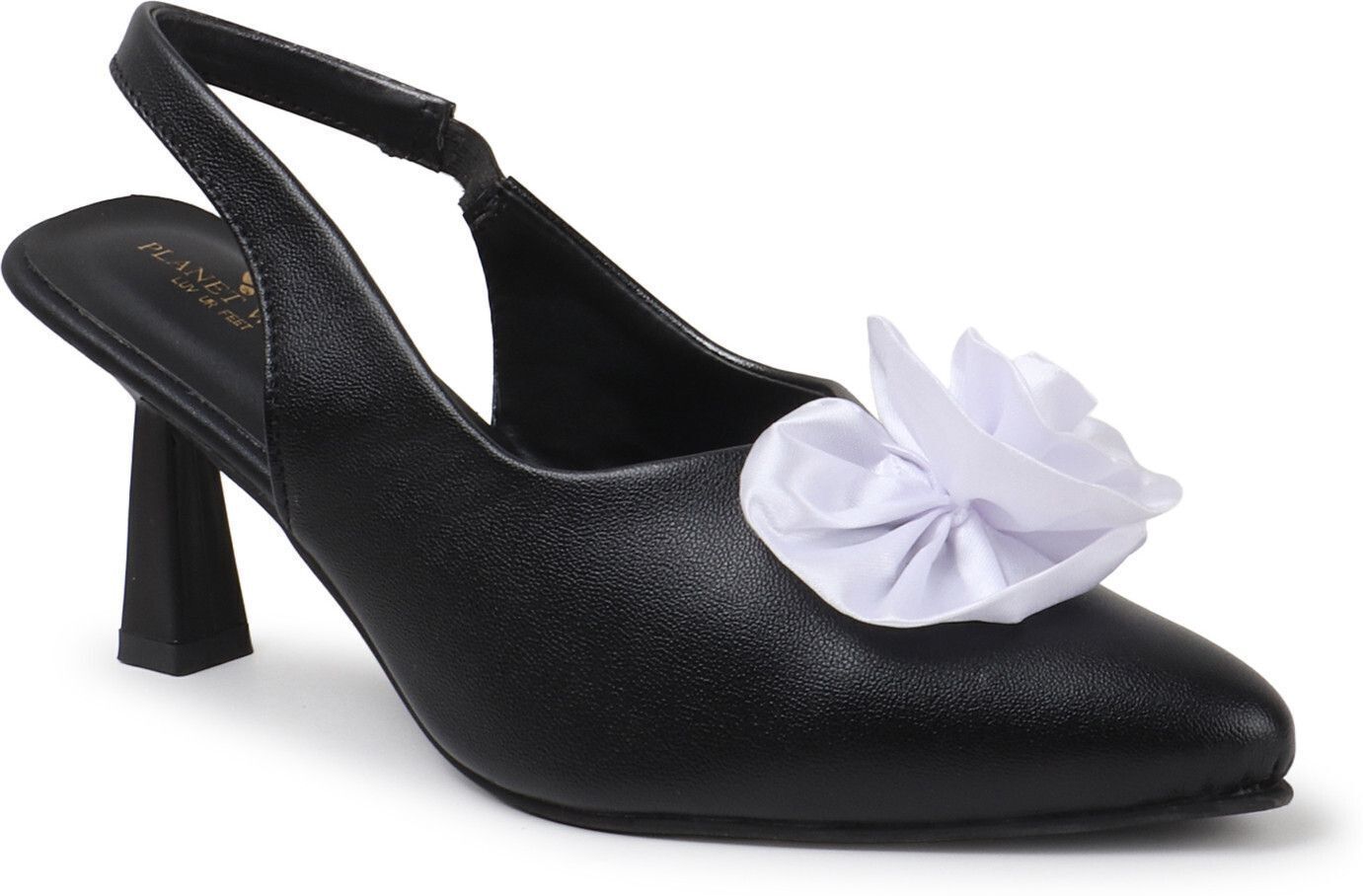 Planet Walk B50 Black Heels - Back