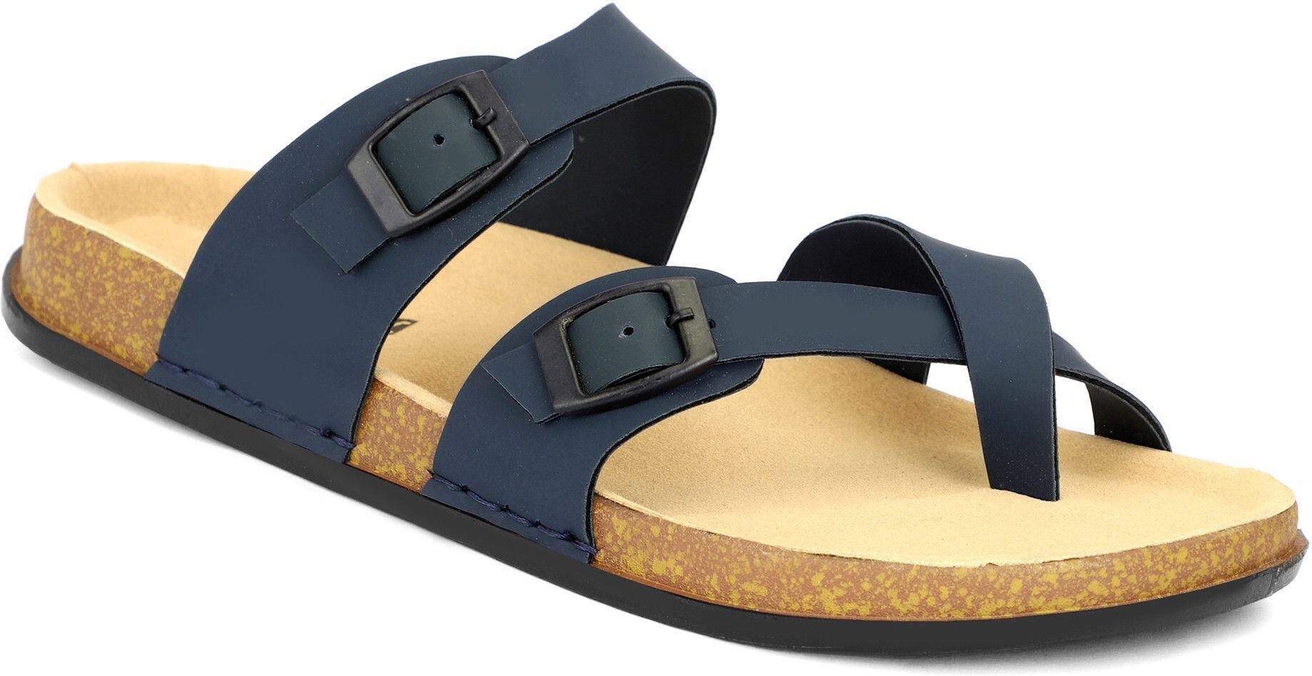 Planet Walk DIAGONAL Blue Sandals - Back