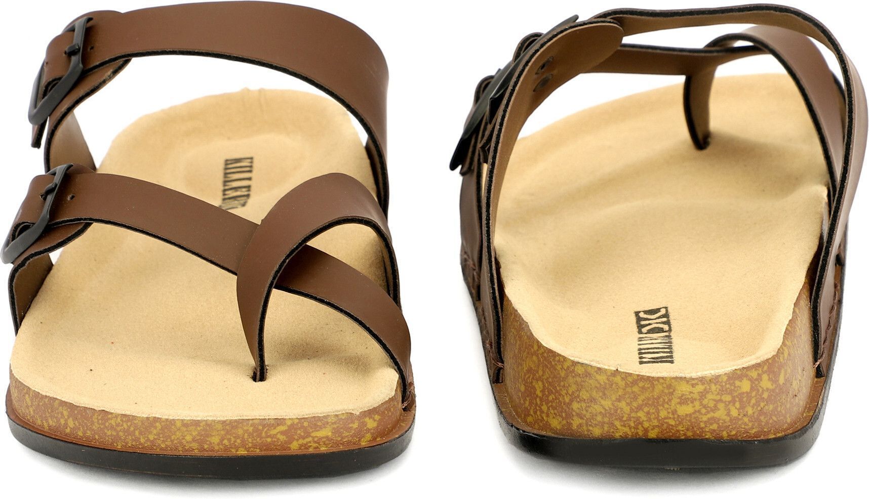 Planet Walk DIAGONAL Brown Sandals - Extra