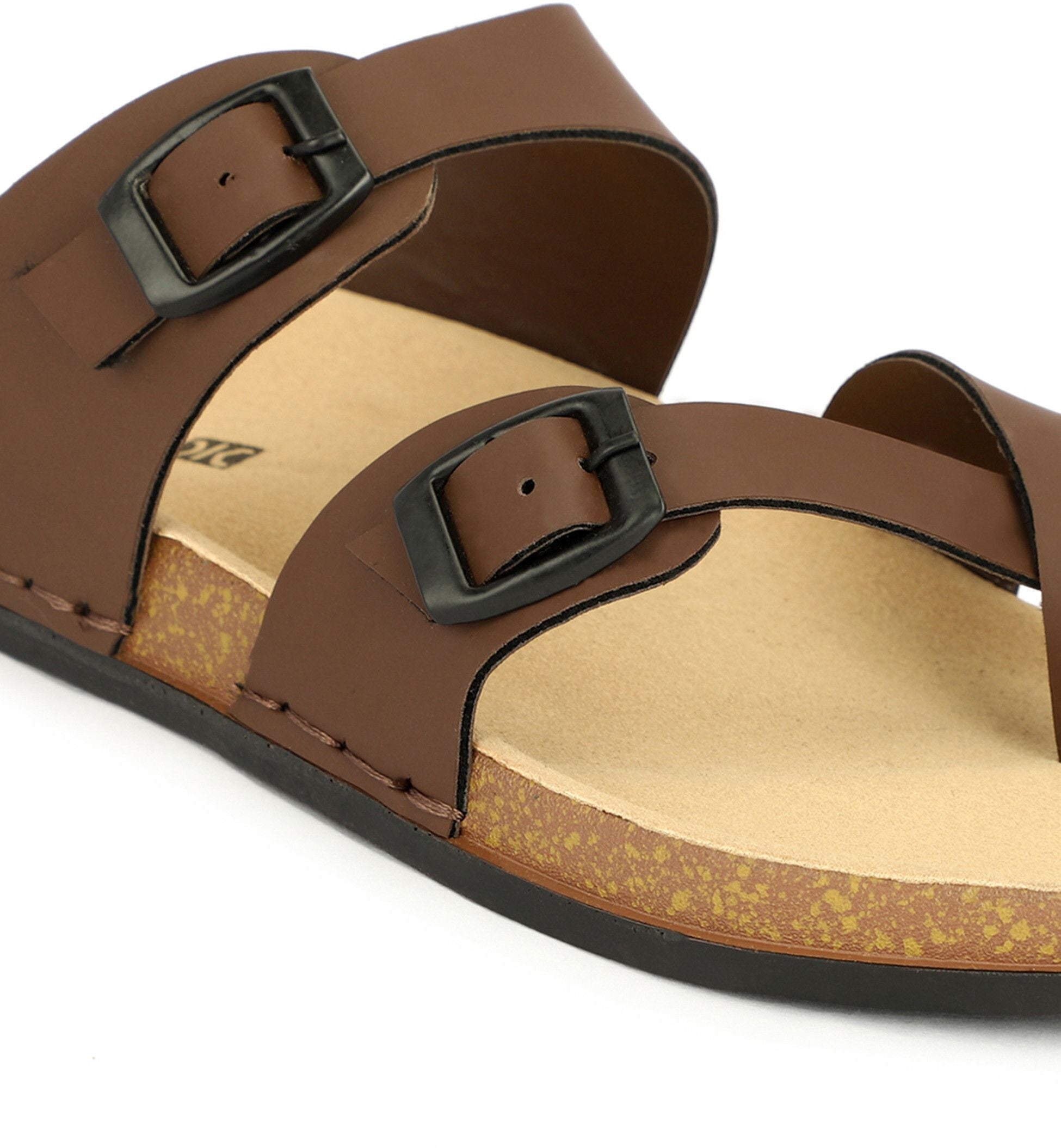 Planet Walk DIAGONAL Brown Sandals - Lifestyle
