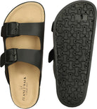 Planet Walk DBUCKLE Black Sandals - Extra