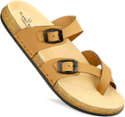 Planet Walk DIAGONAL Tan Sandals - Side