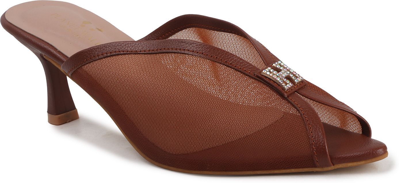 Planet Walk B65 Tan Heels - Back