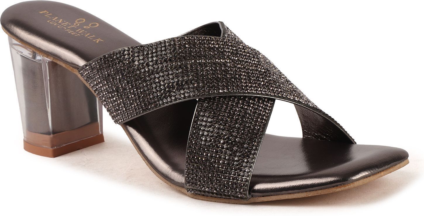 Planet Walk 1813 Grey Heels - Back