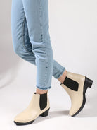 Planet Walk 1927 Cream Boots - Side