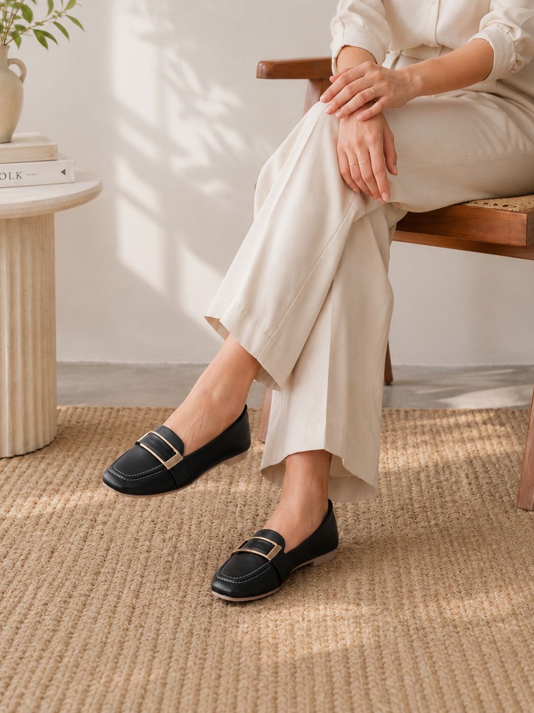 Planet Walk FLEX 2079 Black Flats - Side