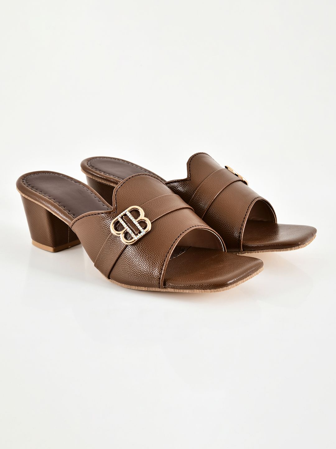 Planet Walk LILY 2154 Brown Heels - Detail