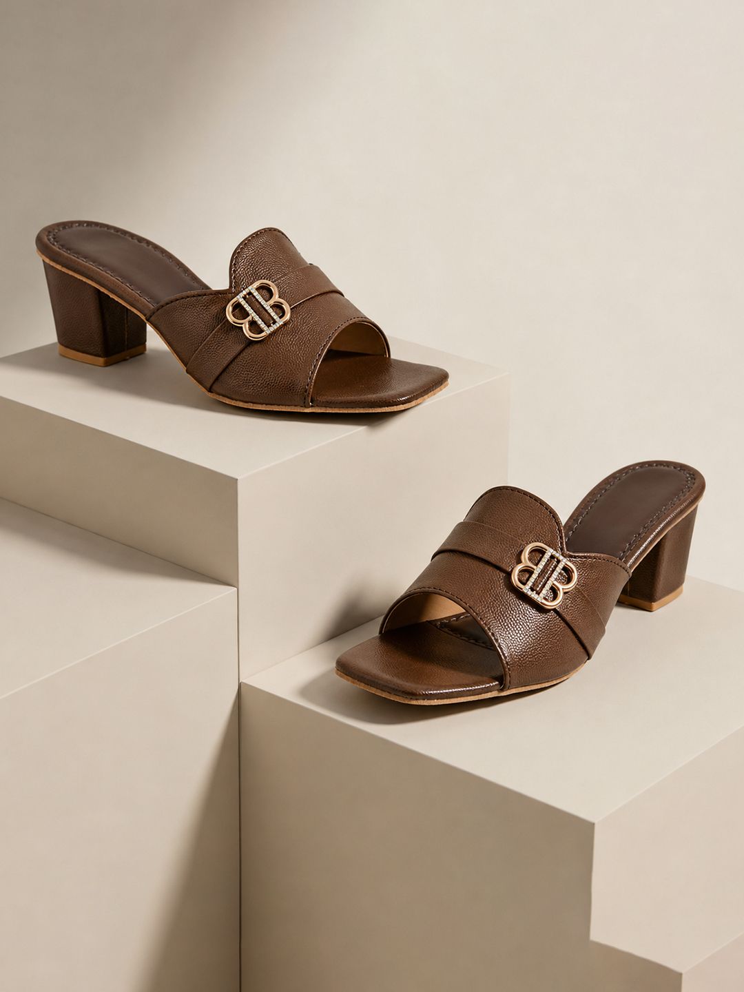 Planet Walk LILY 2154 Brown Heels - Main