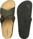 Planet Walk CROSS Olive Sandals - Extra