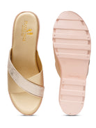 Planet Walk 53038906 Women's Heels - Gold view 6