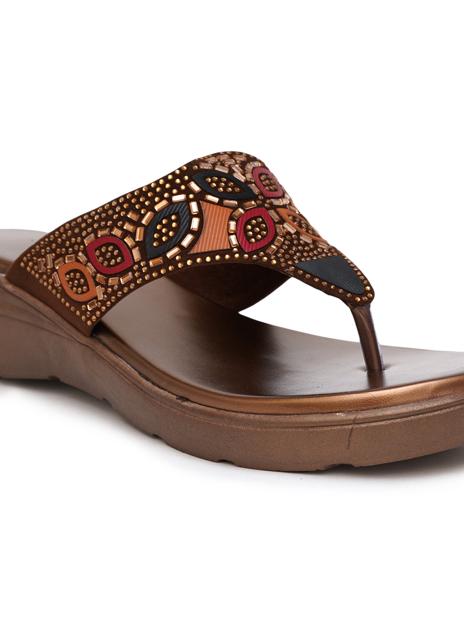 Planet Walk Multi-Strap Women's Flats - Brown view 2