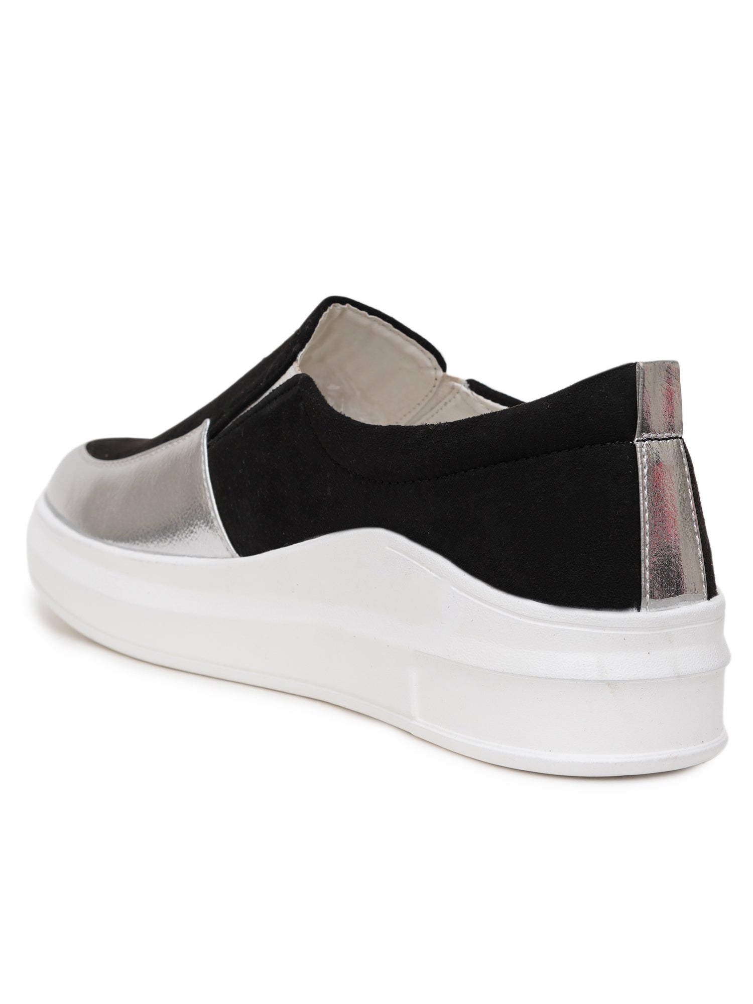 Planet Walk Gud Women's Sneakers - Black/Silver view 5