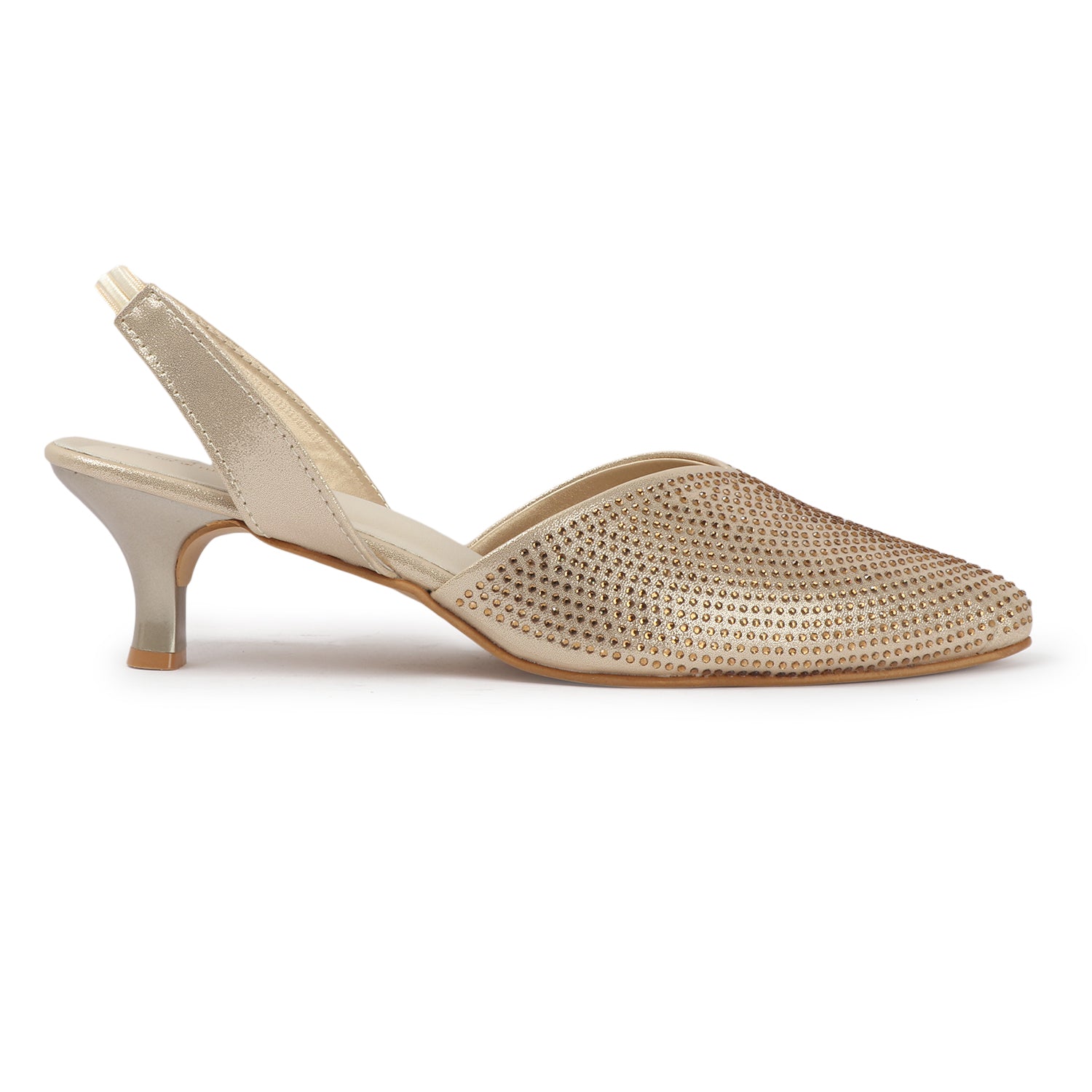 Planet Walk B019 Women's Heels - Gold view 2