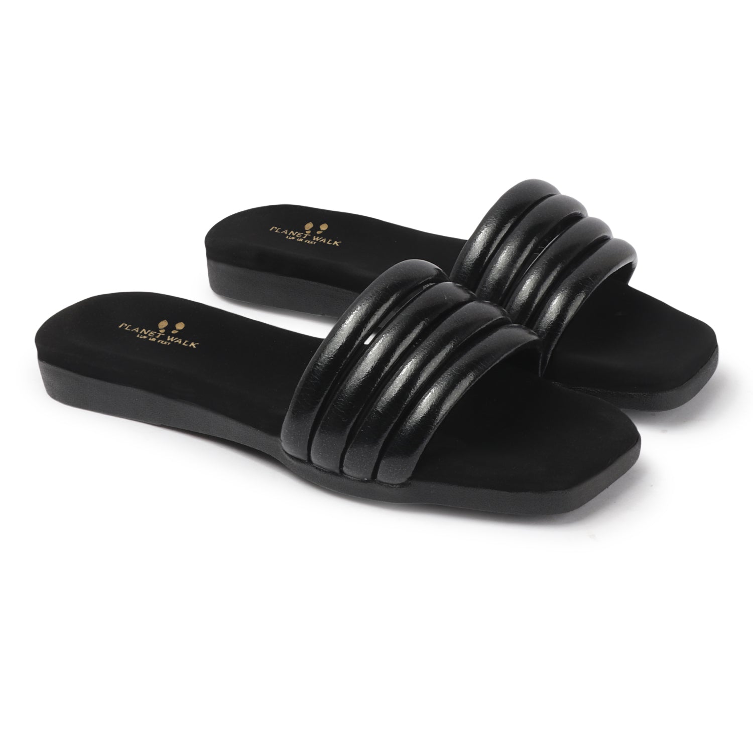Planet Walk F191 Women's Flats - Black view 6