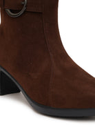 Planet Walk Suede Women's Ankle Boots - Brown view 2