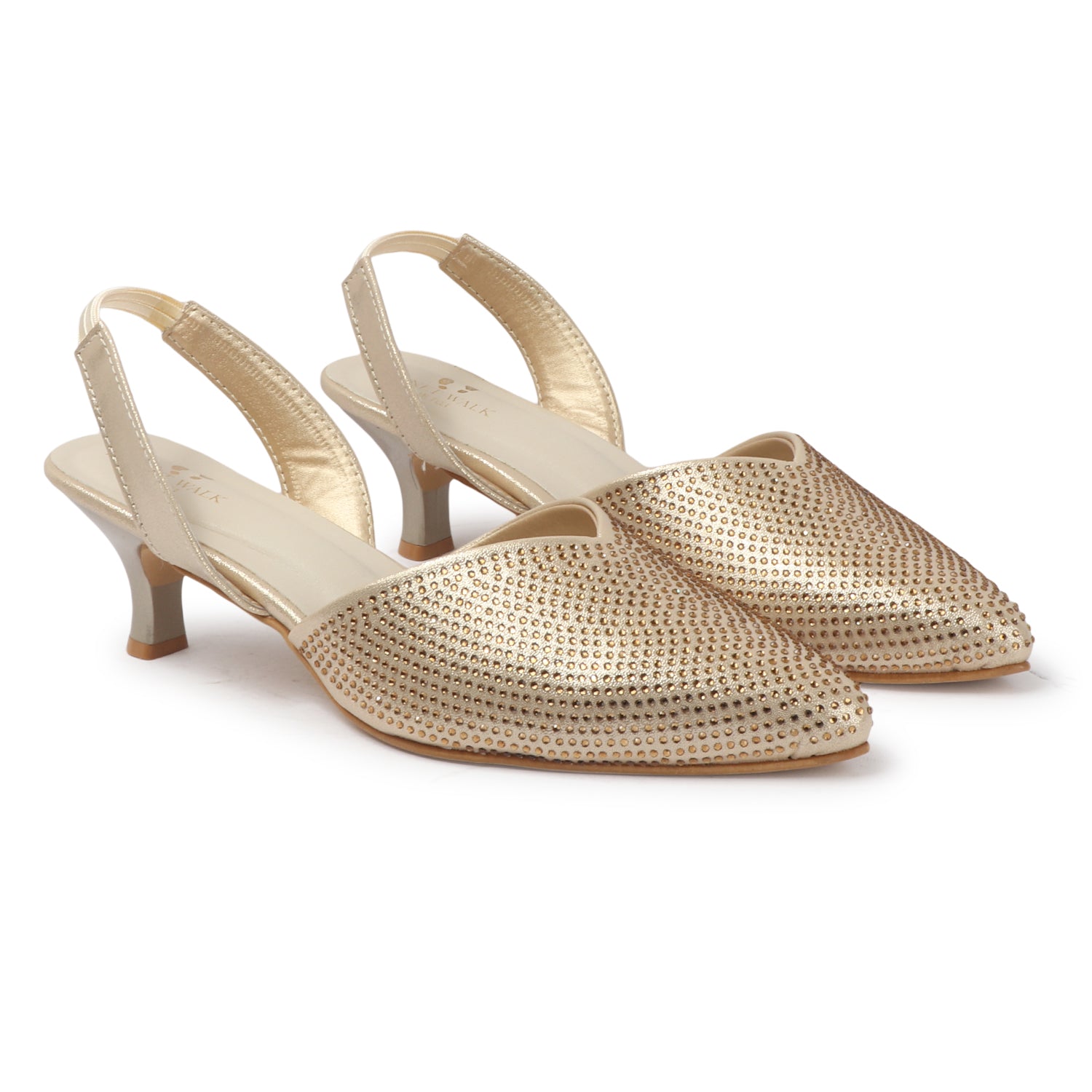 Planet Walk B019 Women's Heels - Gold view 6