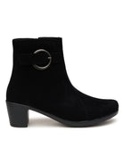 Planet Walk Suede Women's Ankle Boots - Black view 3