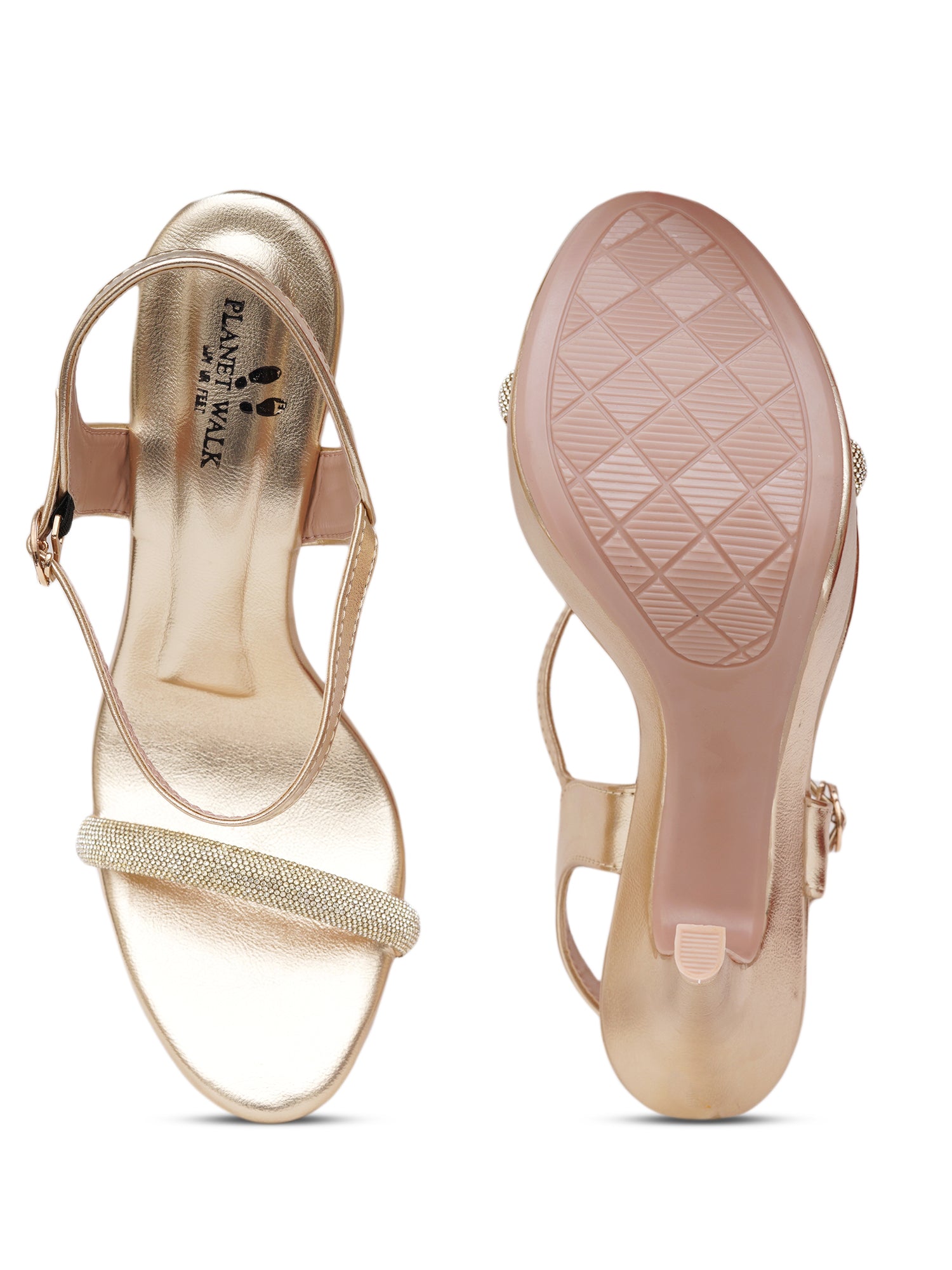 Planet Walk F155 Women's Heels - Gold view 6