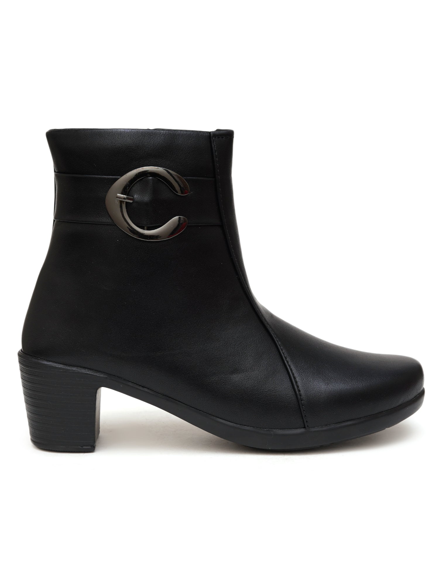 Planet Walk Inleather Women's Ankle Boots - Black view 3