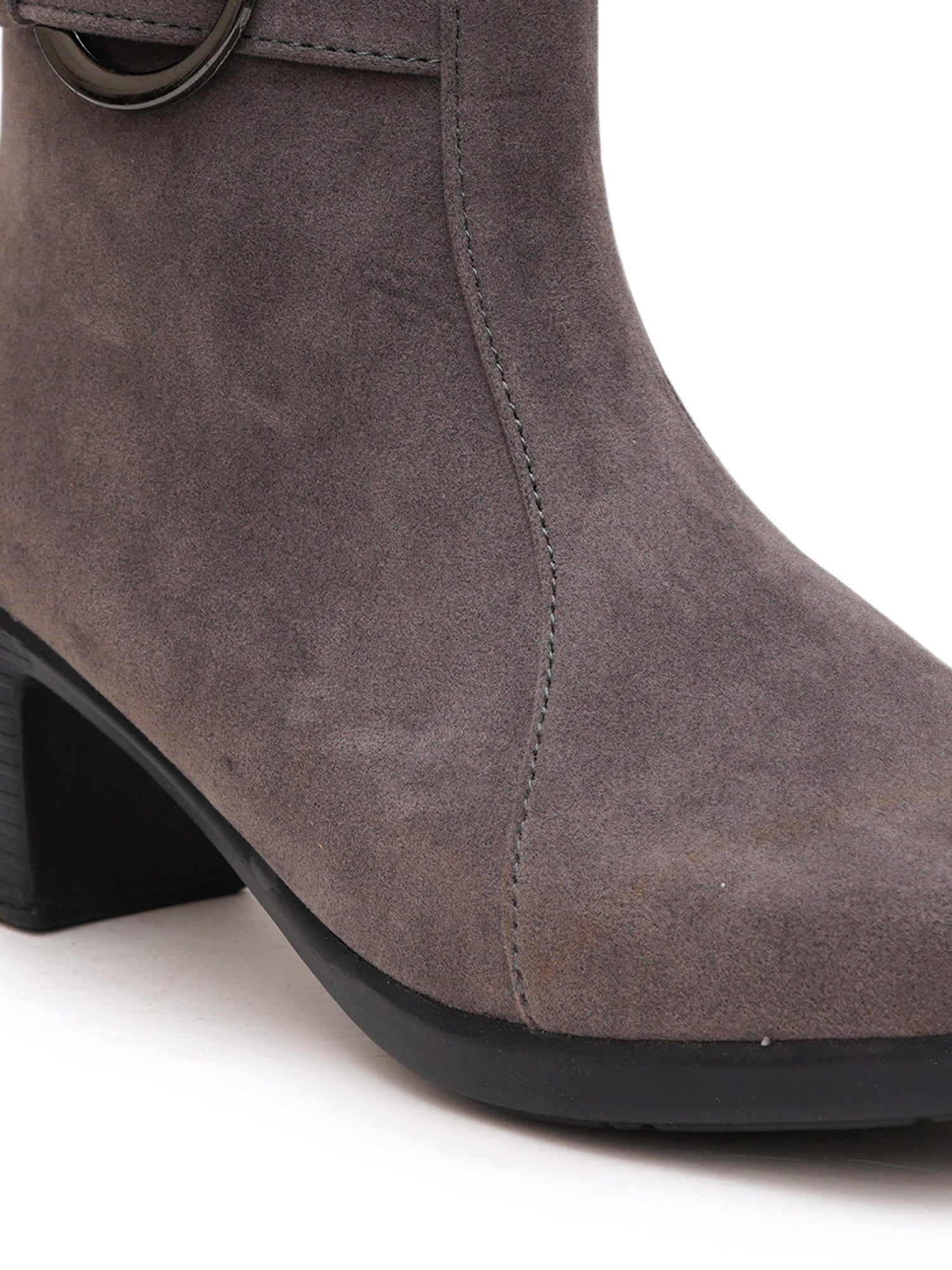 Planet Walk Suede Women's Ankle Boots - Grey view 2