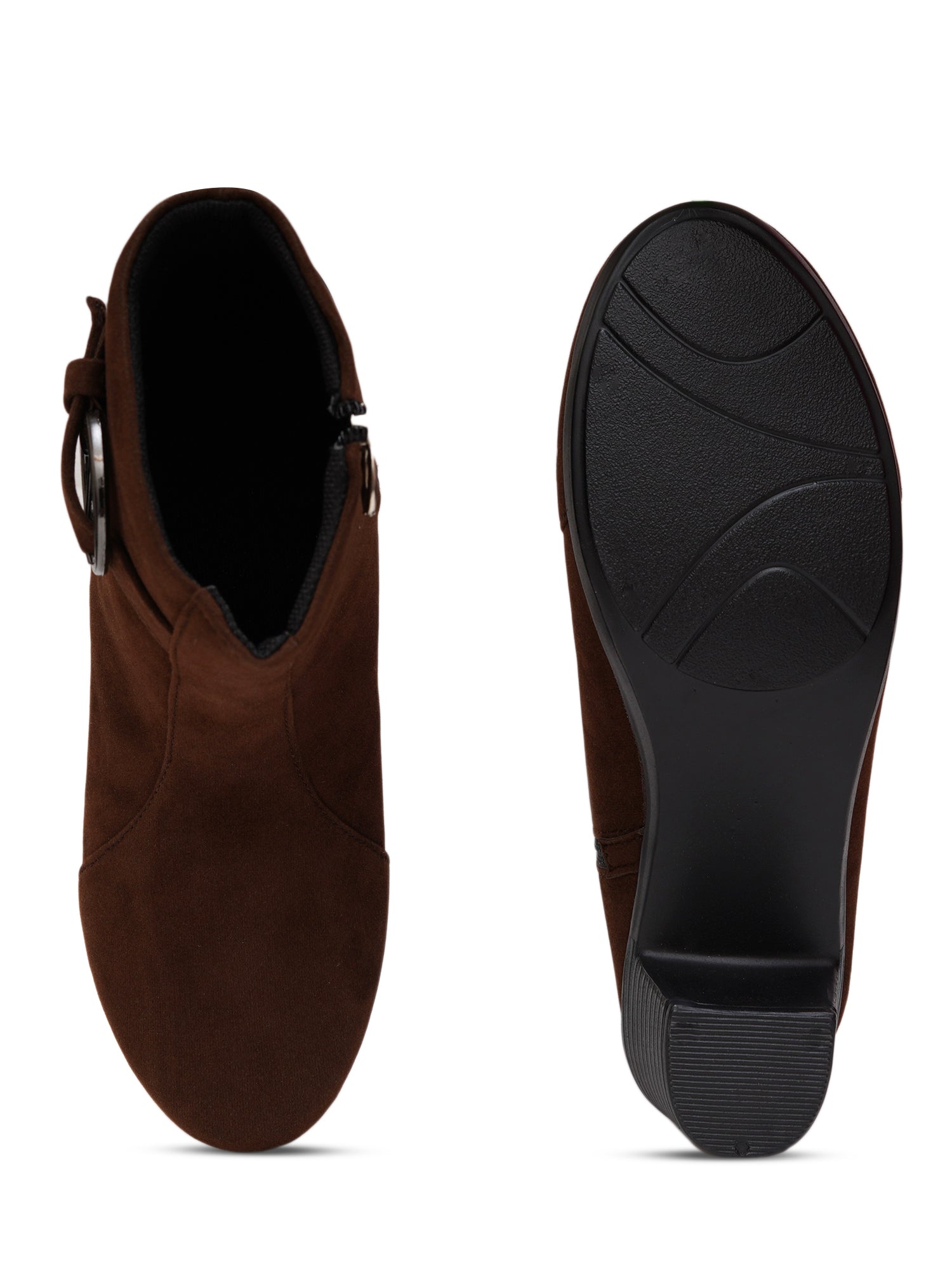 Planet Walk Suede Women's Ankle Boots - Brown view 6