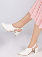 Planet Walk B116 Women's Heels - White view 2