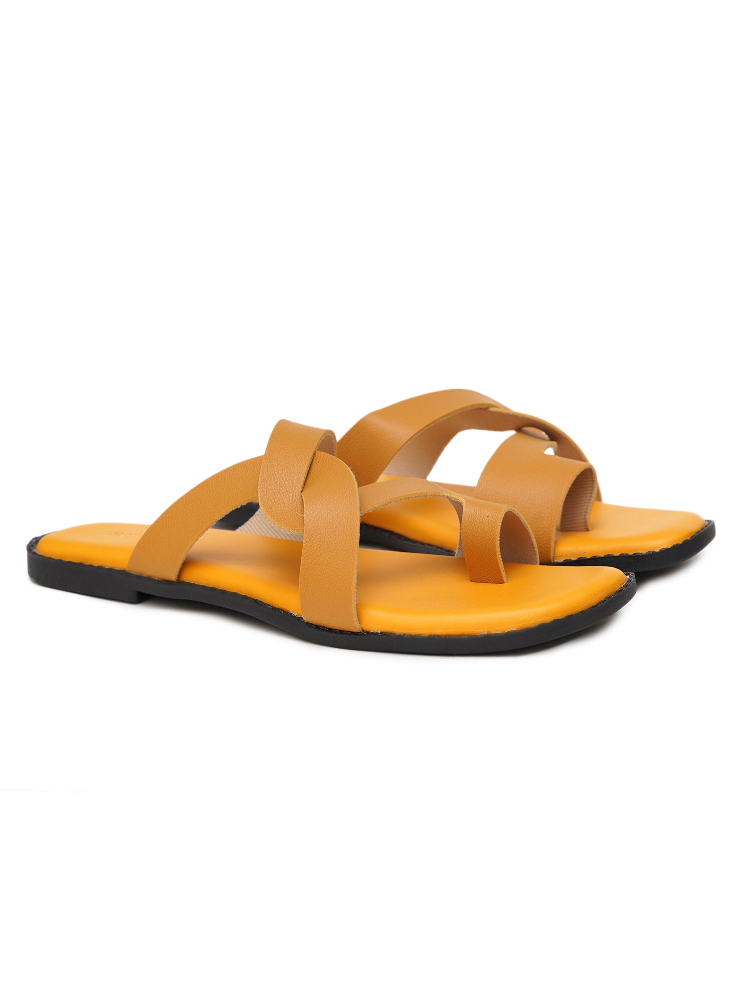 Planet Walk F168 Women's Flats - Tan view 5