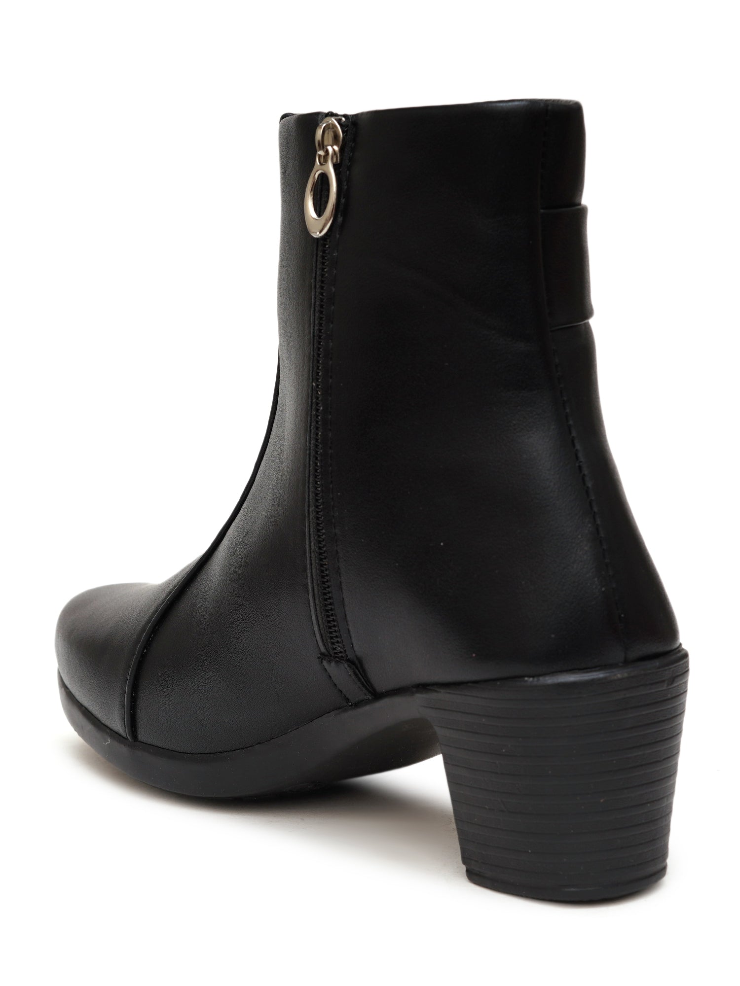 Planet Walk Inleather Women's Ankle Boots - Black view 4