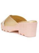 Planet Walk 53038906 Women's Heels - Gold view 4