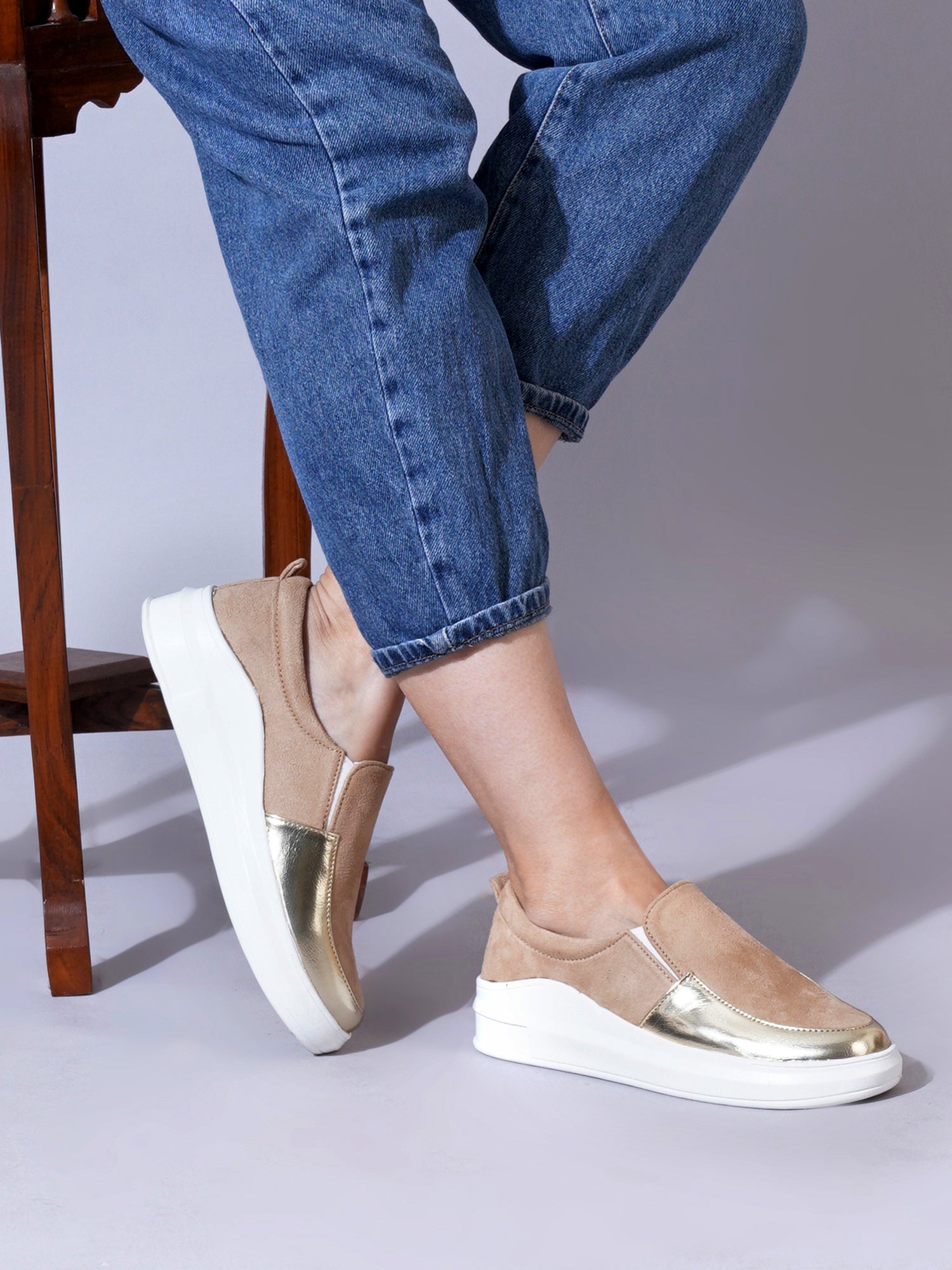 Planet Walk Gud Women's Sneakers - Beige