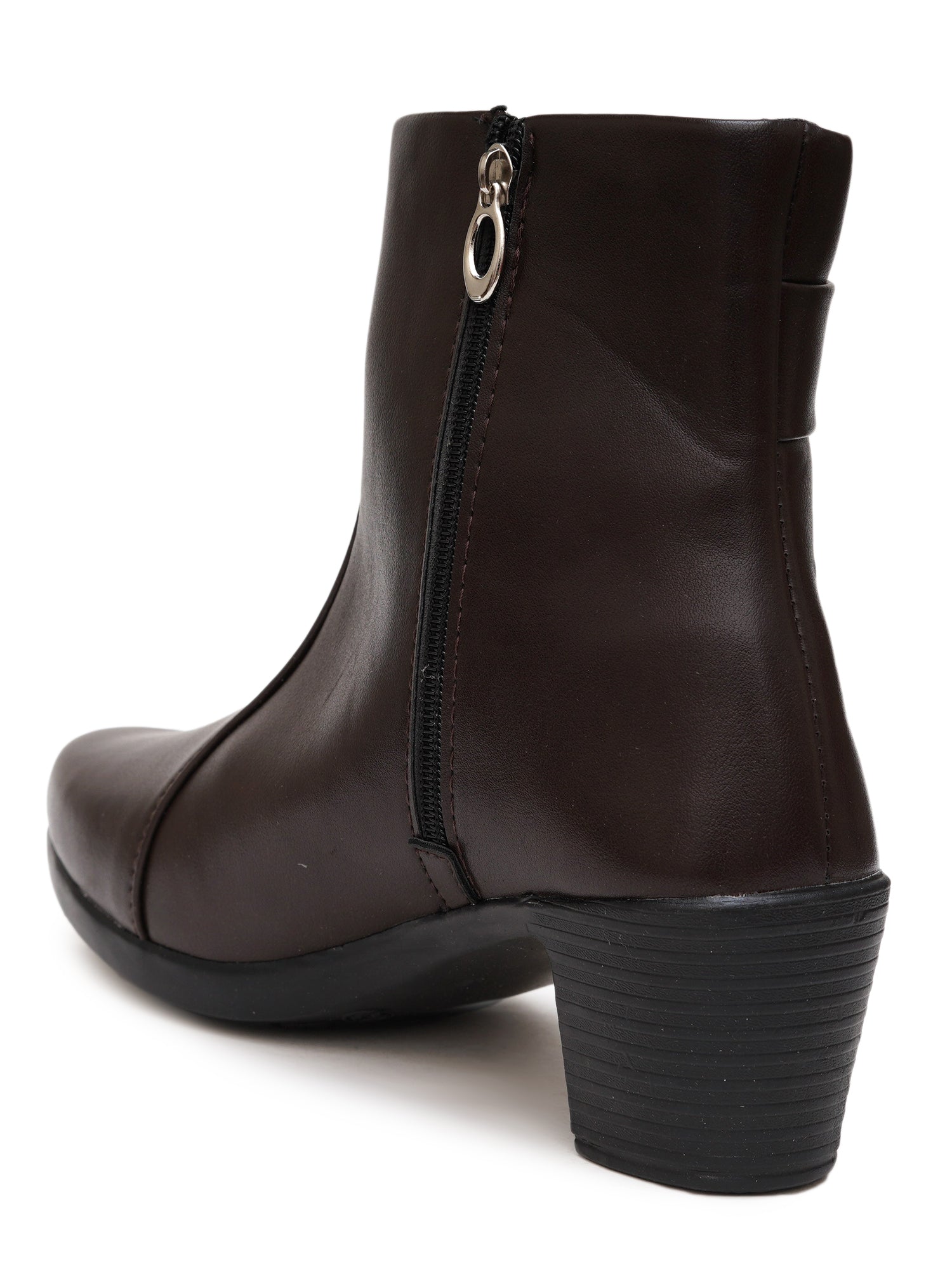 Planet Walk Inleather Women's Ankle Boots - Brown view 4