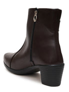Planet Walk Inleather Women's Ankle Boots - Brown view 4