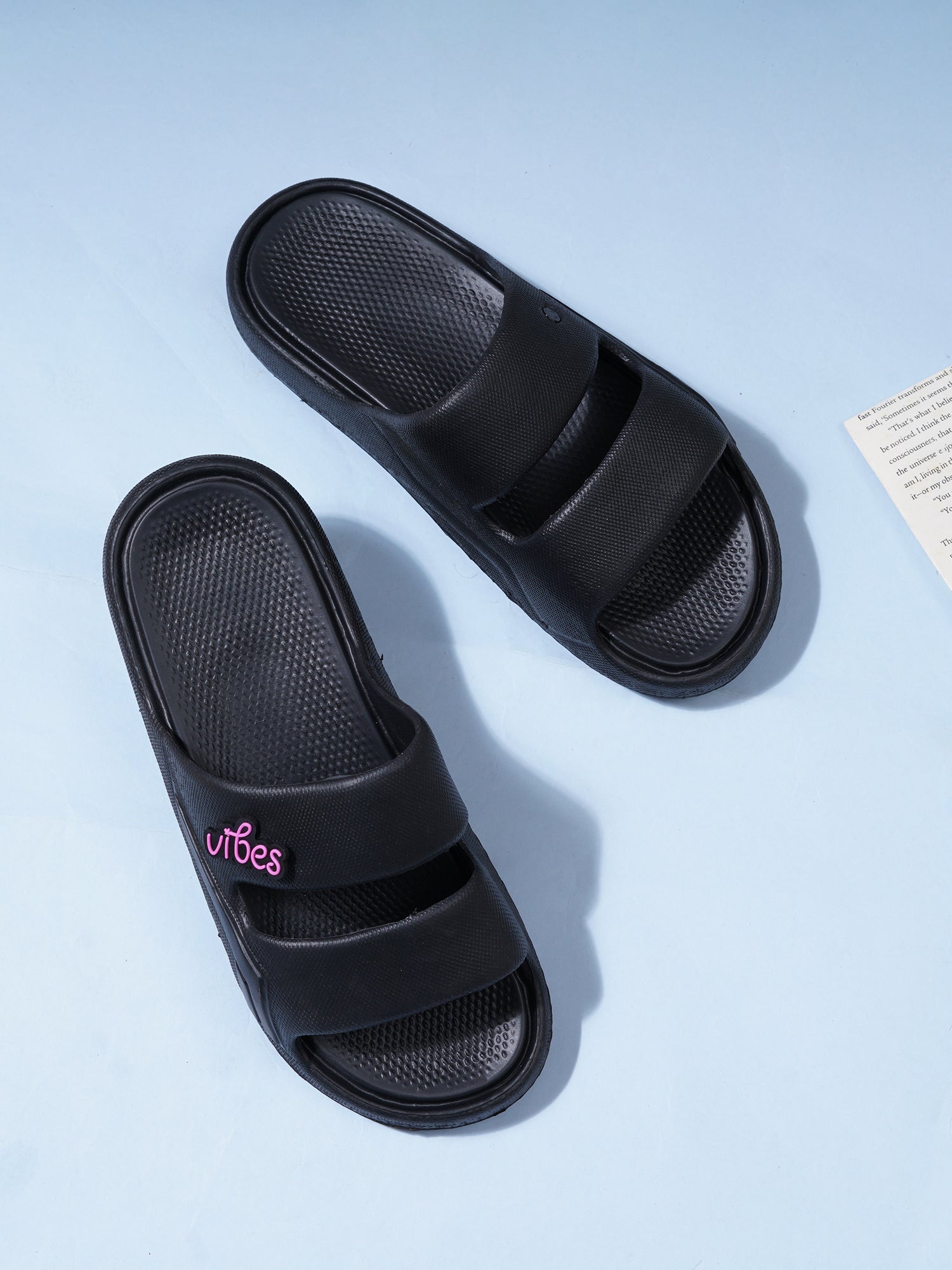 Planet Walk 150924 Women's Flip-Flops - Black